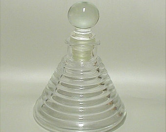 Art Deco Bee Hive Design Perfume Bottle