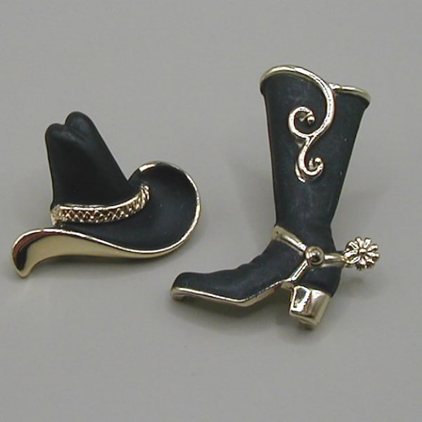 Ballou Cowgirl Clutch Pins Hat And Boots