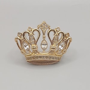 Kenneth J Lane For Avon Crown Brooch