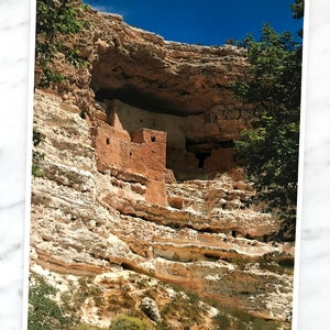 Vintage Postcard - Montezuma Castle National Monument - Mesa, Arizona - Impact, 1982 - Printed in Japan