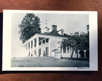 Lote de 3 1930s Postales - Mount Vernon, Virginia