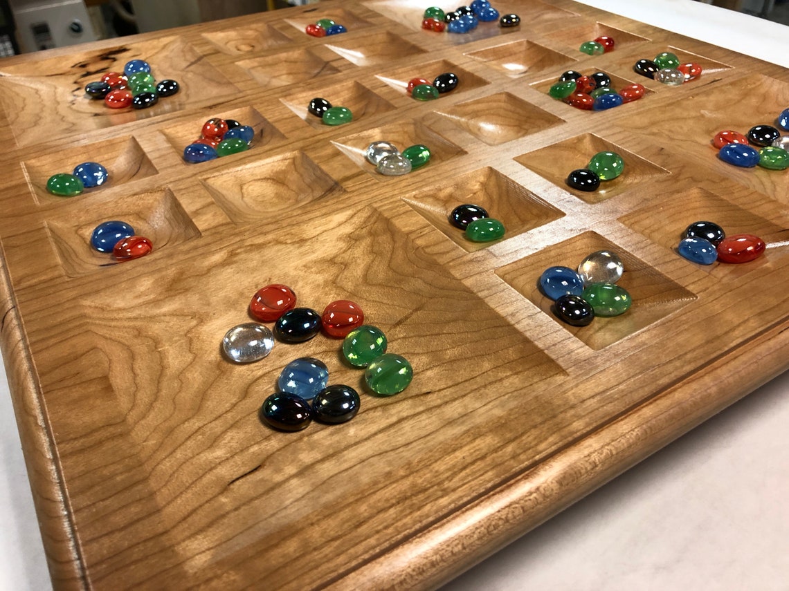 handmade mancala board handmade mancala board