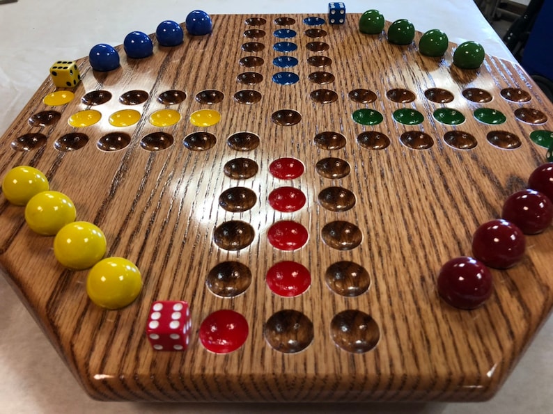 Special Edition Deluxe Aggravation/Ludo Game Board image 1