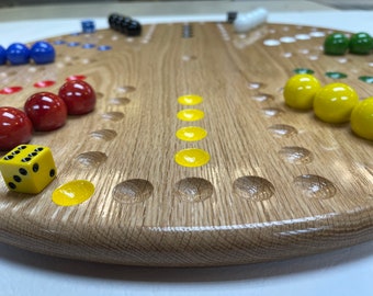 20” - Solid Oak - Round 6- Player Aggravation Game Board