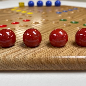 Special Edition (Natural Solid Oak) Deluxe Aggravation Game Board