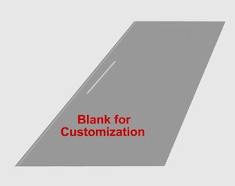 F-35 Tail Flash STL File (DIGITAL FILE)