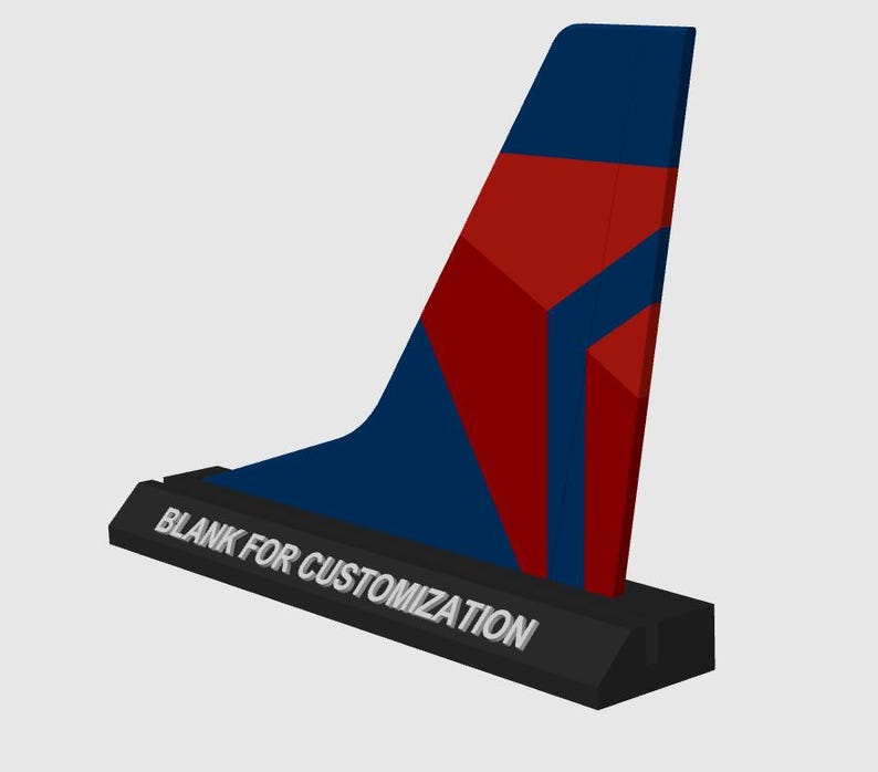 Boeing Delta Tail Flash 3MF File (DIGITAL DOWNLOAD) - Etsy