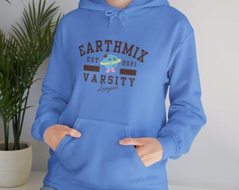 Earthmix Mr. Saturnworld Varsity Style Unisex Heavy Blend