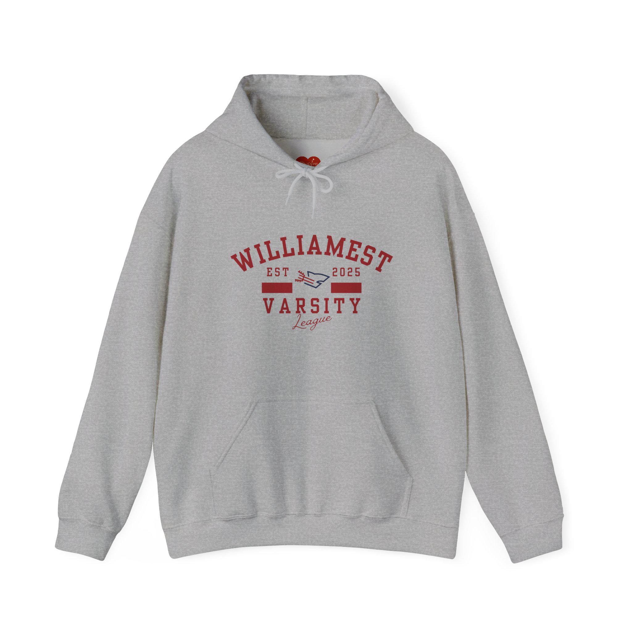 Williamest Logo Varsity Unisex Heavy Blend Hooded Sweatshirt