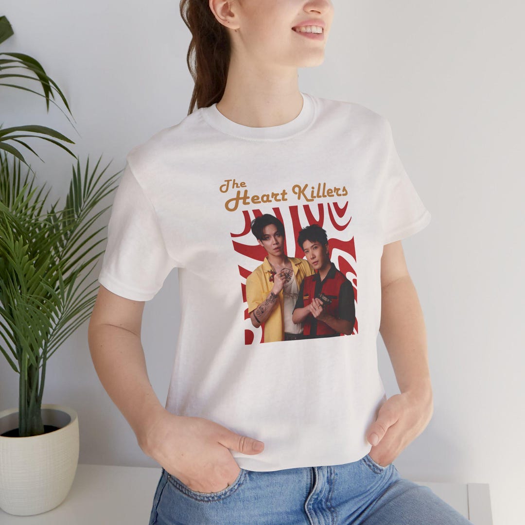 FirstKhaotung Tシャツ The Heart Killers the Series Retro Style Unisex Tee, Short