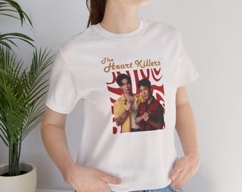 The Heart Killers the Series Retro Style Unisex Tee, Short The Heart Killers the Series Retro Style Unisex Tee, Short