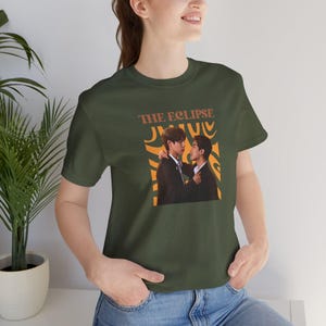 The Eclipse series Retro Style Unisex Tee, Short Sleeve, Thai BL, FirstKhaotung