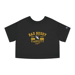 Bad Buddy Champion Women&#39;s Cropped T-Shirt, Varsity Style, Thai BL series, OhmNanon