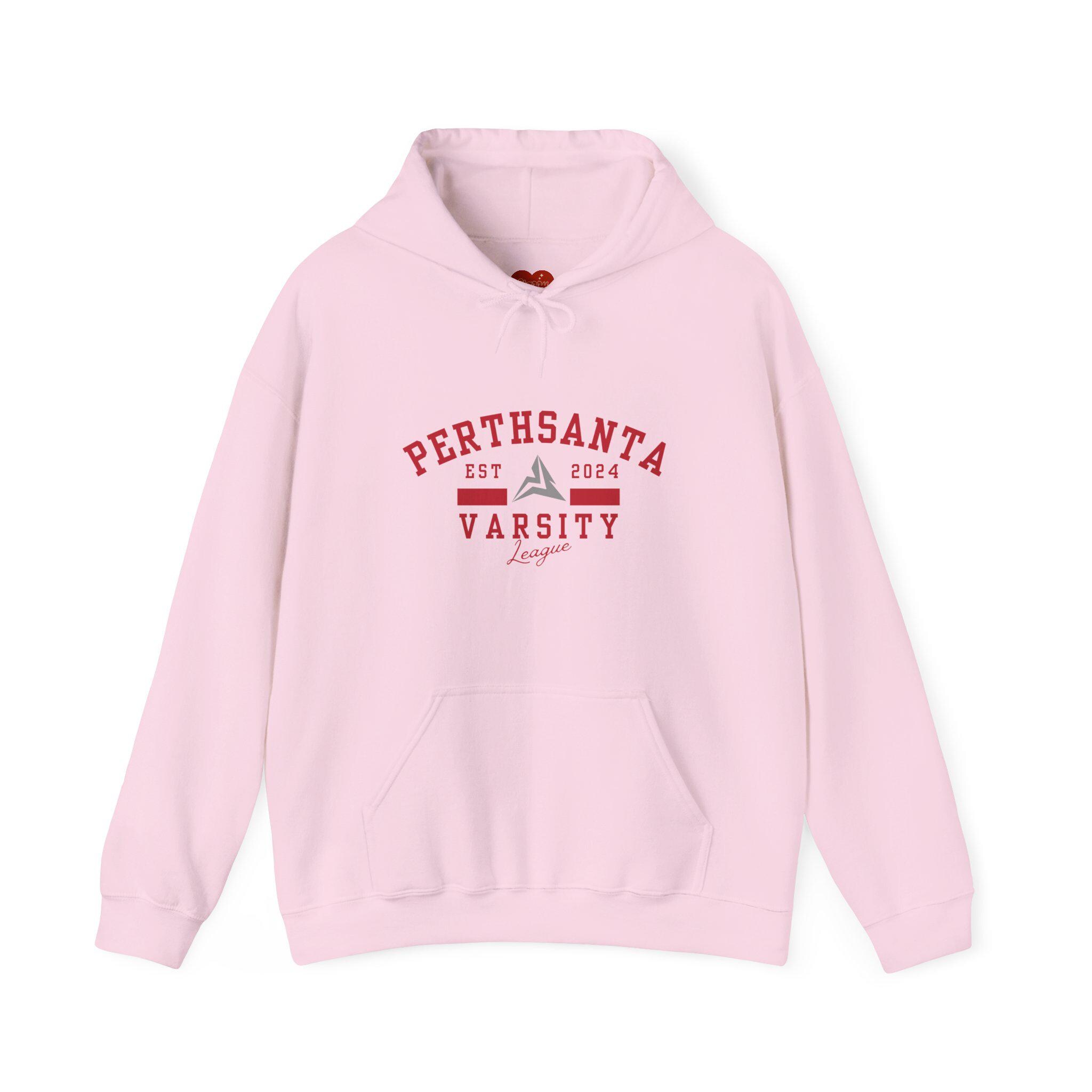 Perthsanta Logo Varsity Style Unisex Heavy Blend Hooded