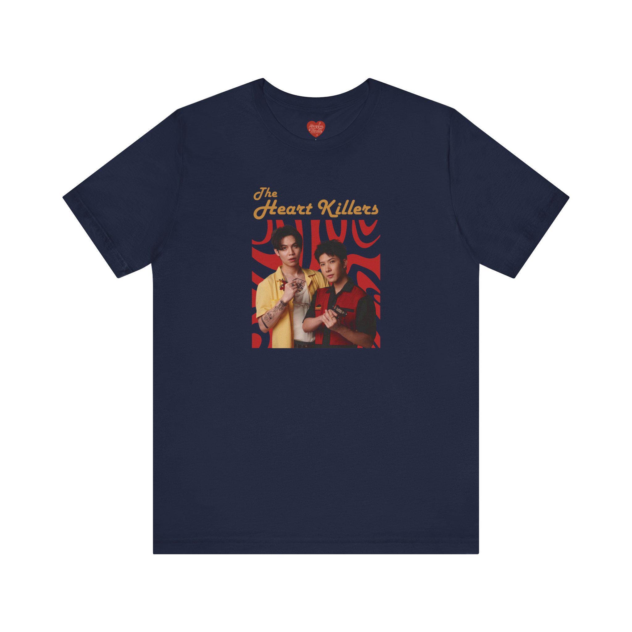 FirstKhaotung Tシャツ The Heart Killers the Series Retro Style Unisex Tee, Short