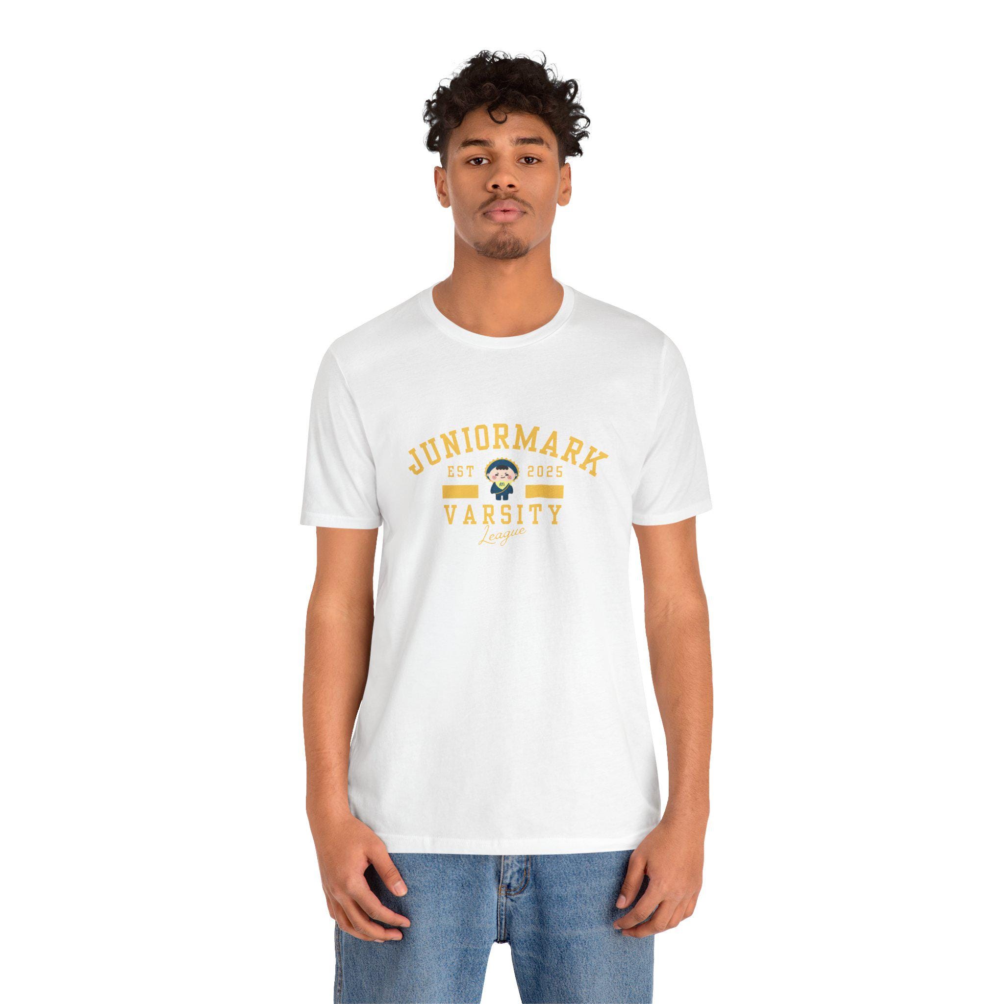 Juniormark Jummo Varsity Style Unisex Tee, Short Sleeve, BL Thai