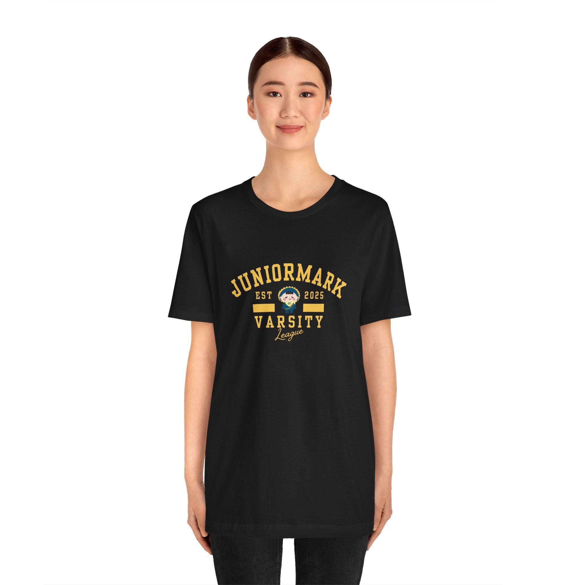 Juniormark Jummo Varsity Style Unisex Tee, Short Sleeve, BL Thai