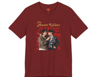 The Heart Killers the Series Retro Style Unisex Tee, Short Sleeve
