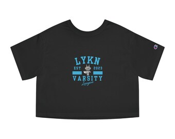 LYKN Lykyou Champion Women's Cropped T-Shirt, Varsity Style, Thai Pop, T-pop
