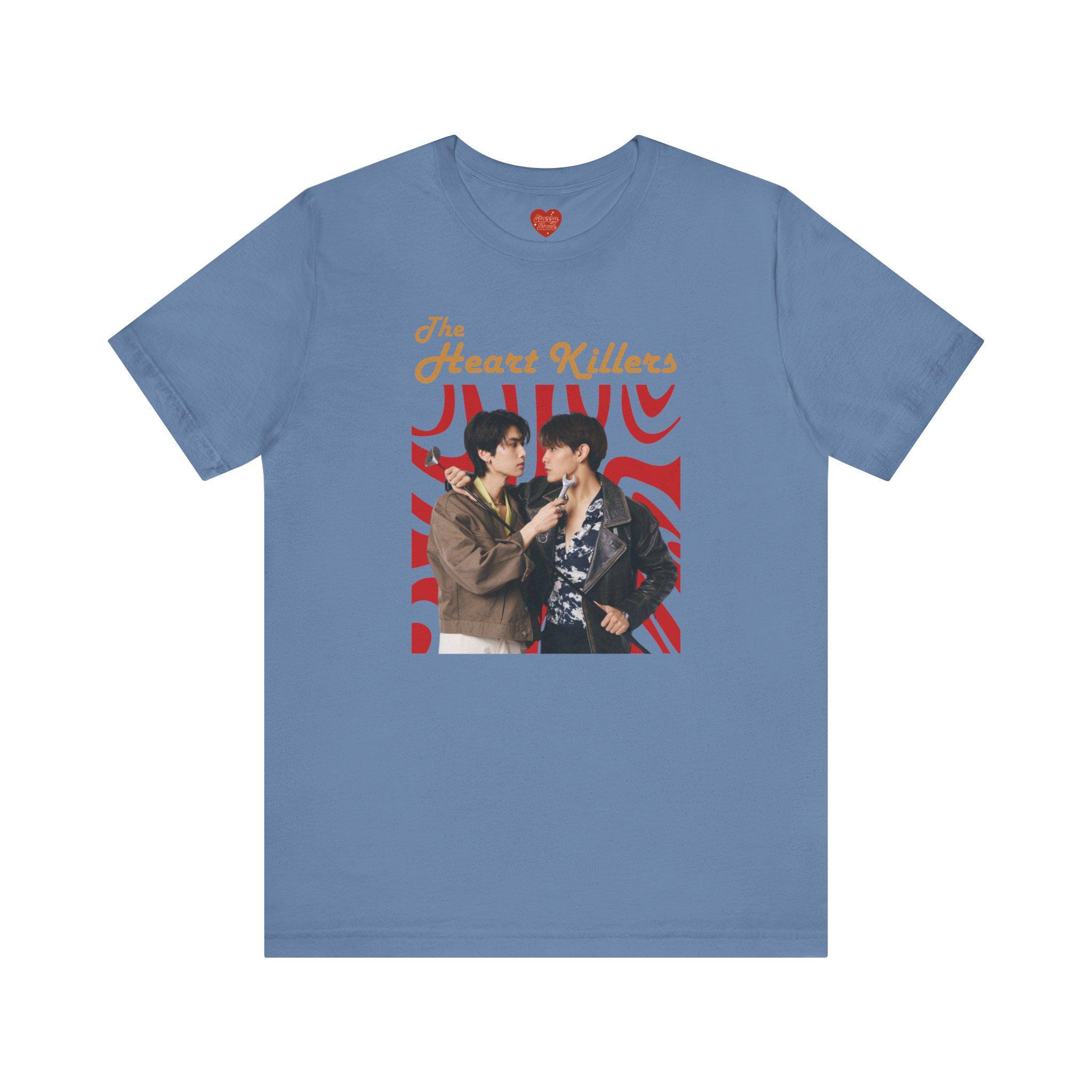 The Heart Killers Tシャツ Lサイズ　ポストカード付き The Heart Killers the Series Retro Style Unisex Tee, Short