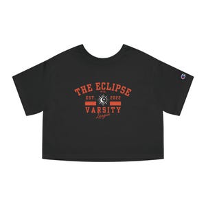 The Eclipse series Champion Women&#39;s Cropped T-Shirt, Varsity Style, Thai BL, FirstKhaotung