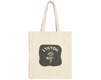 Lykyou (LYKN) Cotton Canvas Tote Bag, Thai, T-pop