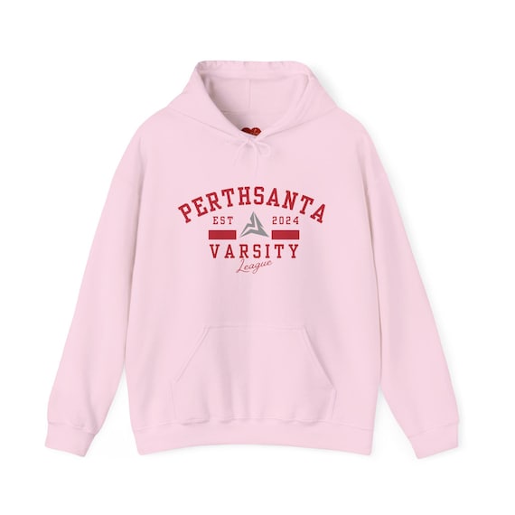 Perthsanta Logo Varsity Style Unisex Heavy Blend Hooded