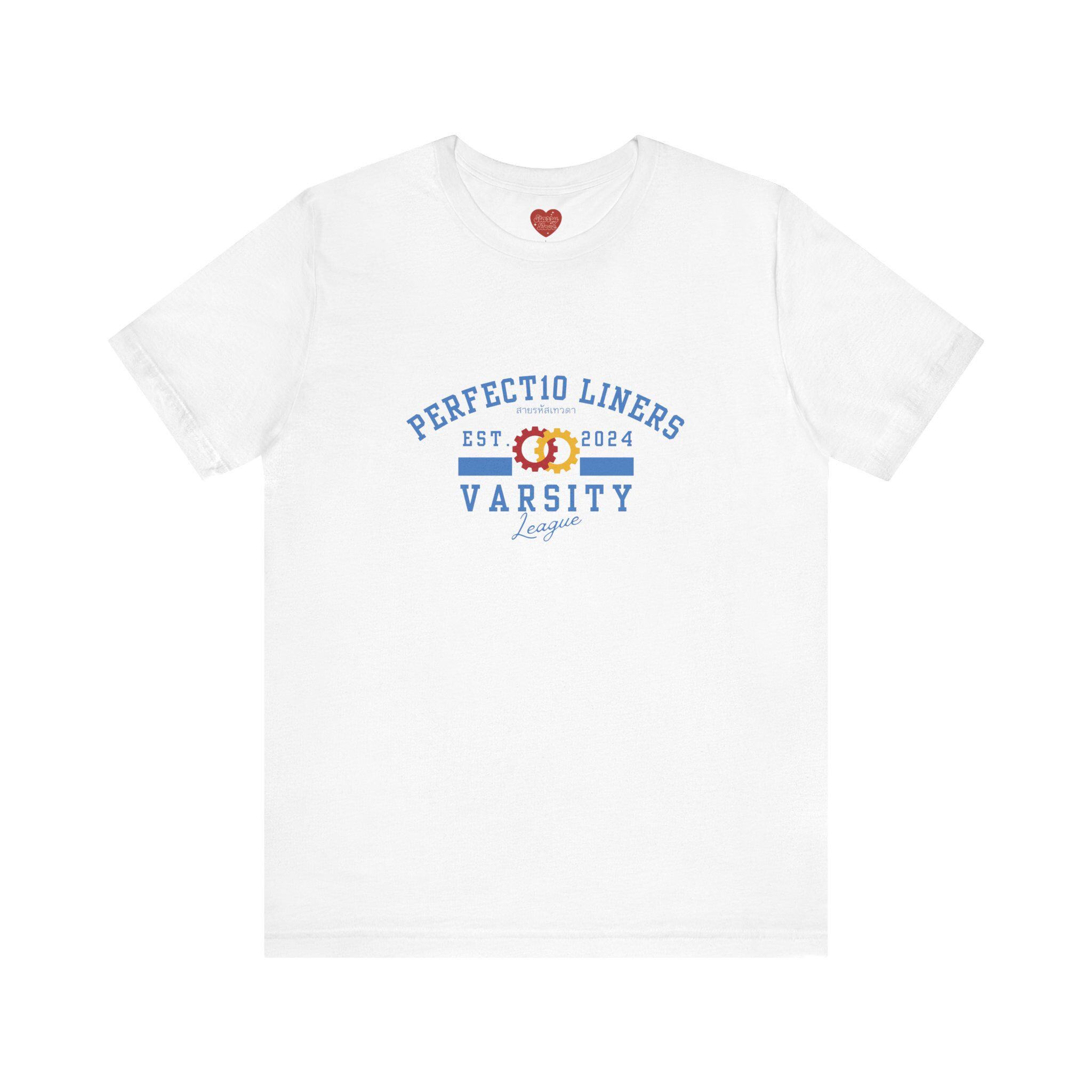 Perfect 10 Liners Varisty Style Unisex Tee, Short Sleeve
