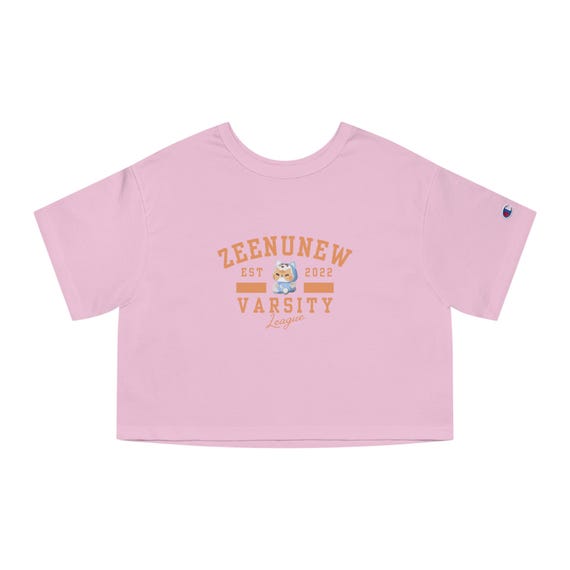 Zeenunew Nongzon Mascot Champion Women's Cropped T-shirt, Varsity
