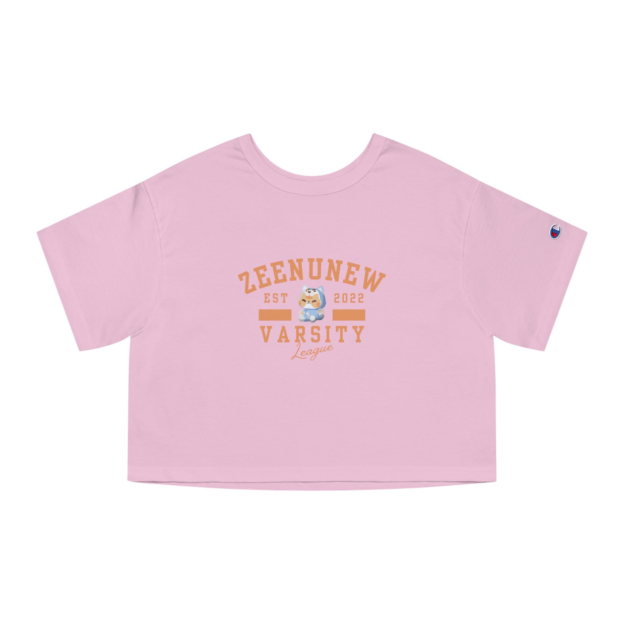 Zeenunew Nongzon Mascot Champion Women's Cropped T-shirt, Varsity