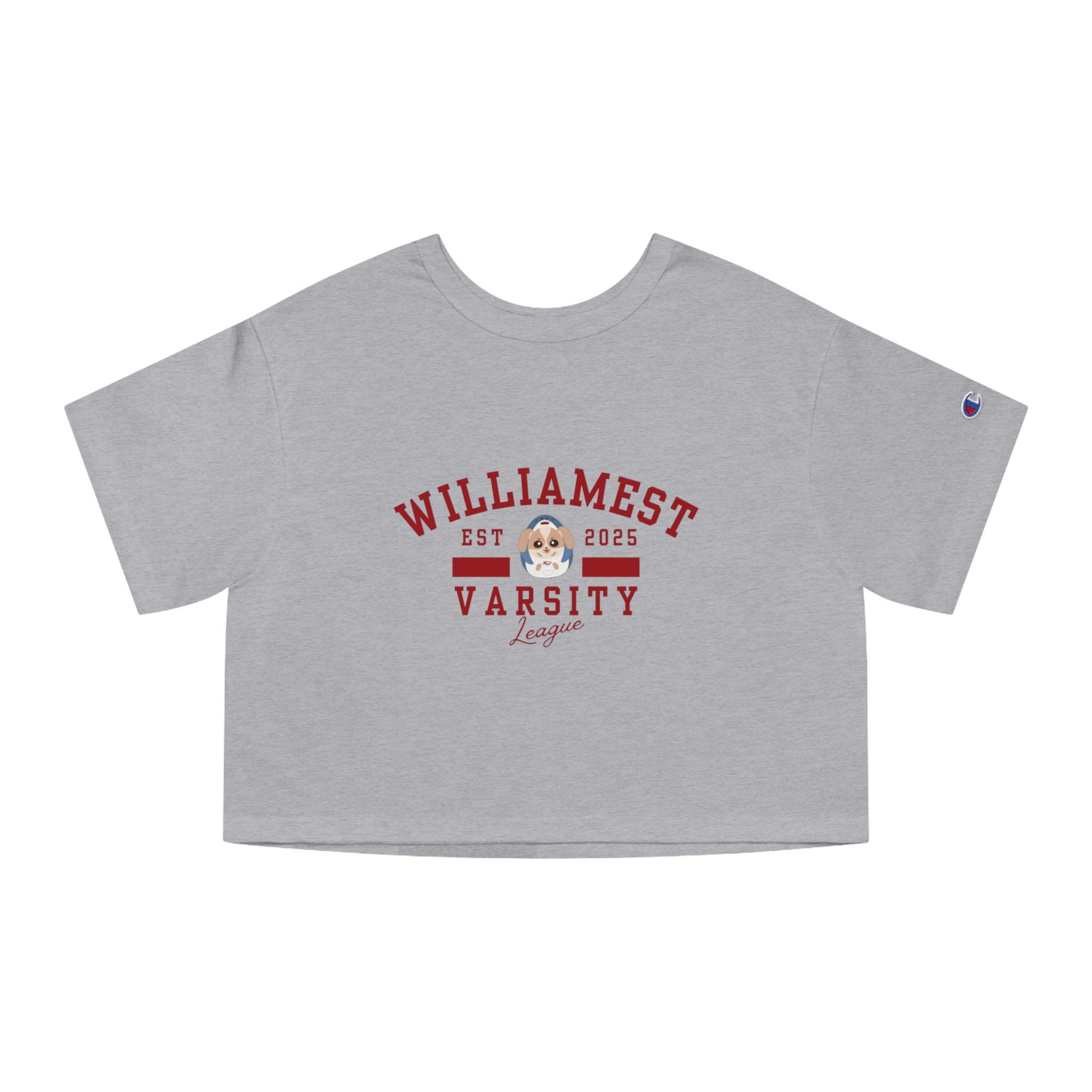 その他 WilliamEst LOL Wesley Williamest Wesley Champion Women's Cropped T-shirt, Varsity