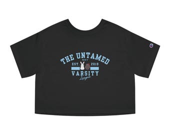 Das ungezähmte (Mo Dao Zu Shi) Champion-Frauen-T-Shirt, Varsity-Stil, Chinesisch BL, Lan Wanji