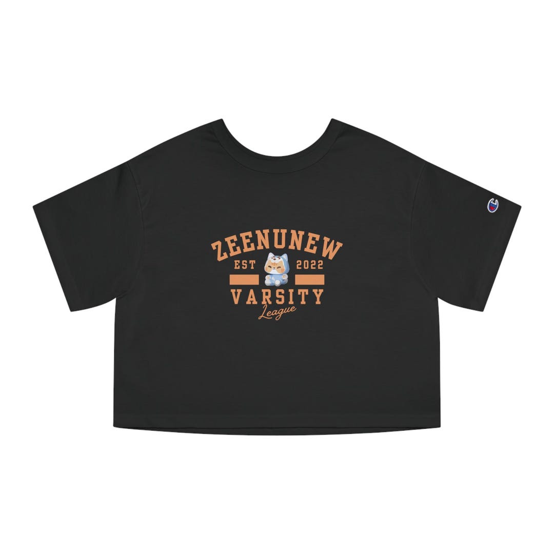 Zeenunew Nongzon Mascot Champion Women's Cropped T-shirt, Varsity