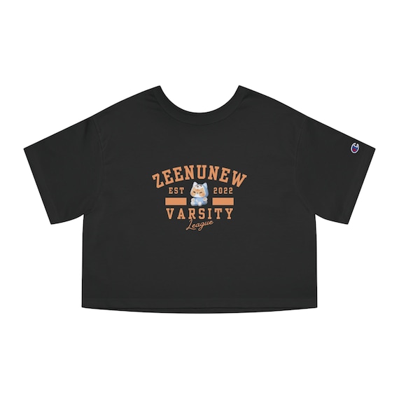 Zeenunew Nongzon Mascot Champion Women's Cropped T-shirt, Varsity