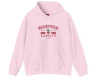 BounPrem PaoDY Varsity Style Unisex Heavy Blend Hooded Sweatshirt, Thai BL