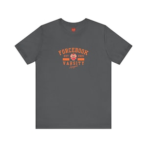 ForceBook Tomafox Varsity Style Unisex Tee, Short Sleeve, BL Thai