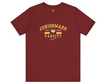 Juniormark Jummo Varsity Style Unisex Tee, Short Sleeve, BL Thai