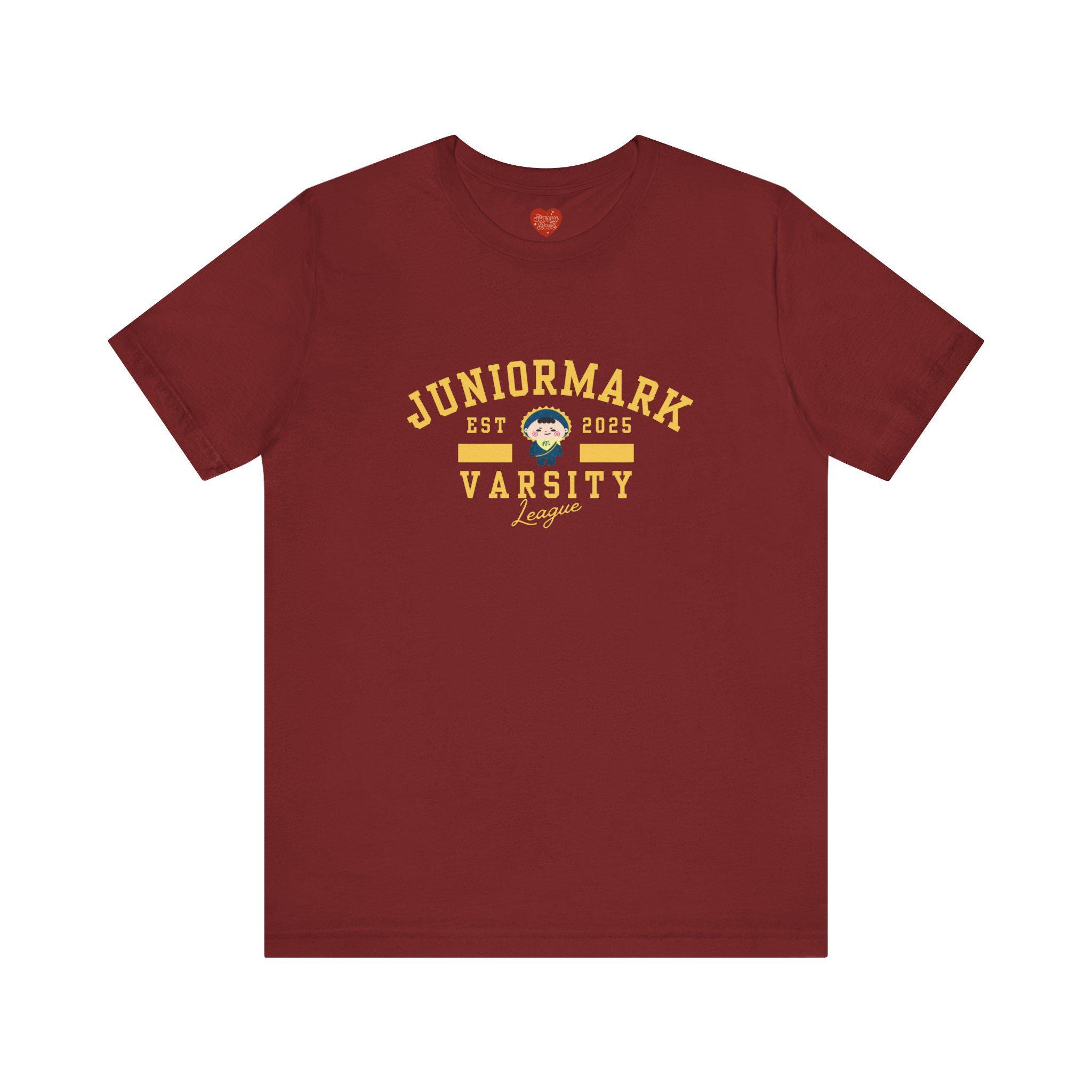 JUNIORMARK JUMMO グッズ Juniormark Jummo Varsity Style Unisex Tee, Short Sleeve, BL Thai