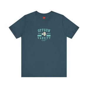 OffGun Babii Varsity Style Unisex Tee, Short Sleeve, BL Thai