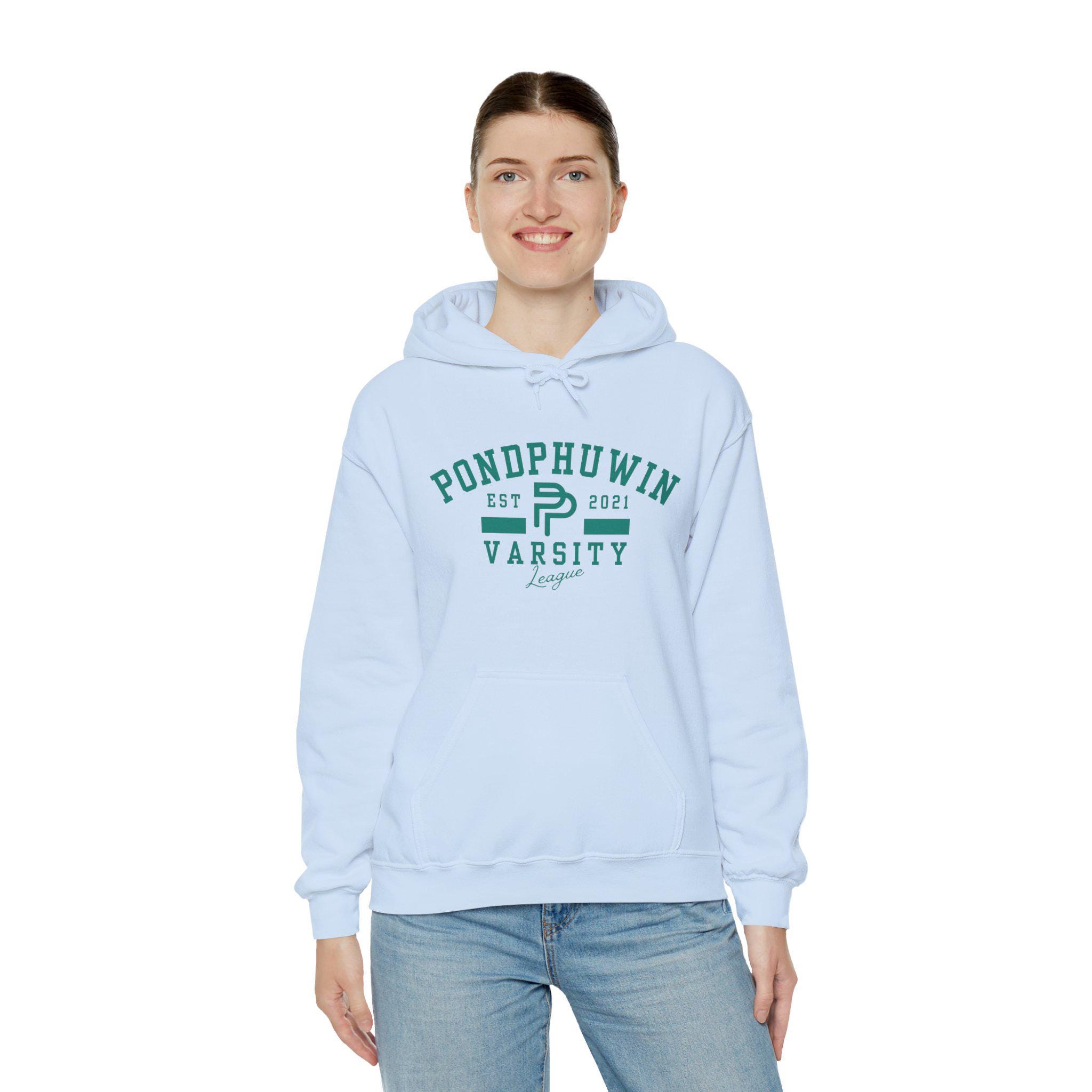 Pondphuwin Logo Varsity Style Unisex Heavy Blend Hooded