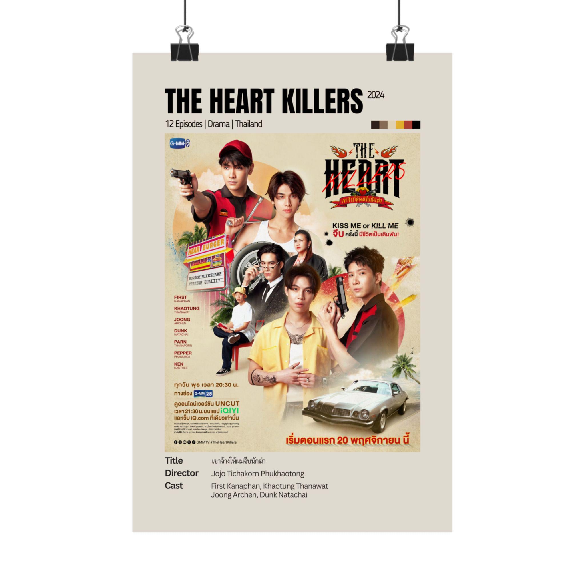 THE HEART KILLERS サインポスター TheHeartKillers サイン入りポスター The Heart Killers サイン