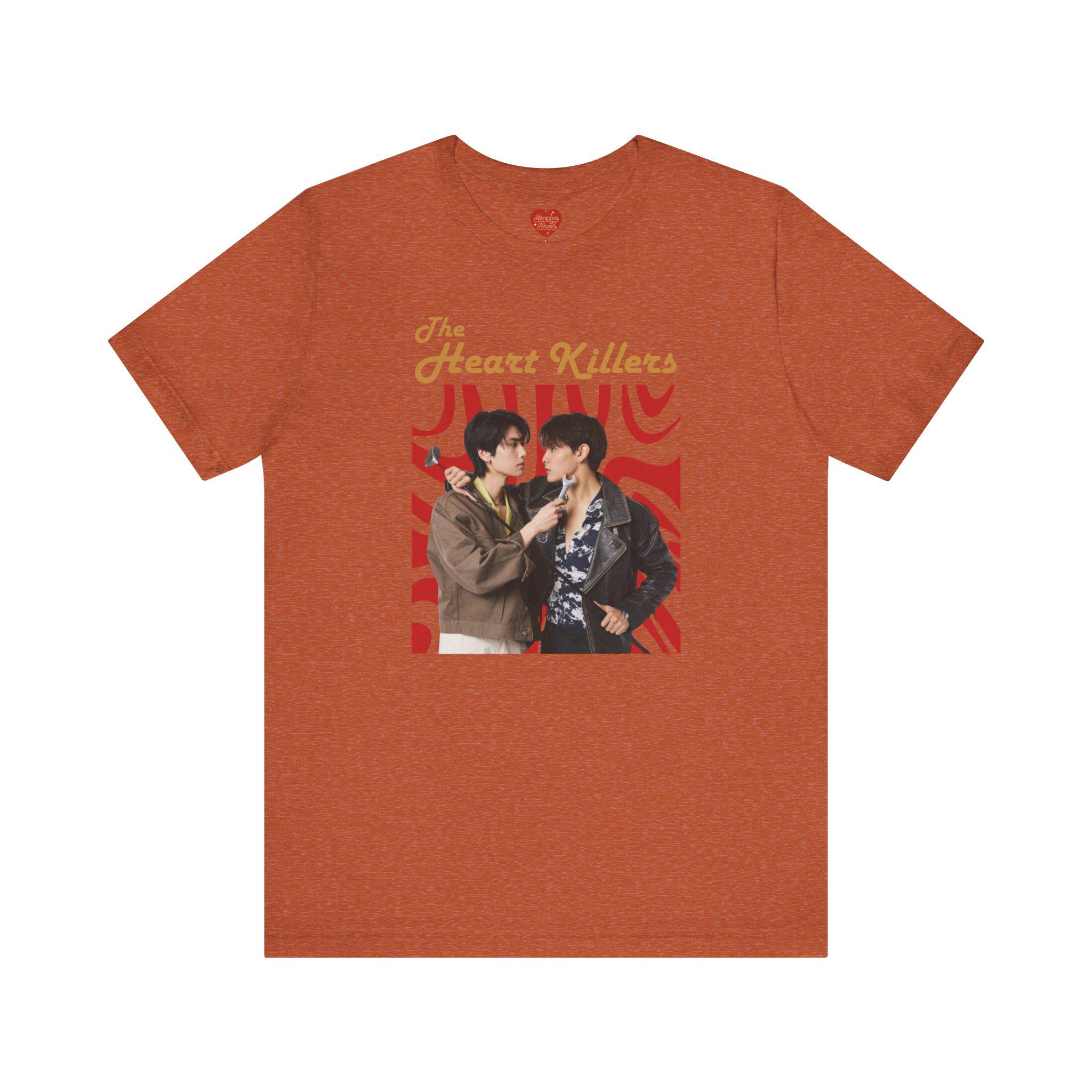 The Heart Killers Tシャツ Lサイズ ポストカード付き The Heart Killers the Series Retro Style Unisex Tee, Short