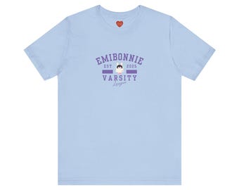 EmiBonnie Any Varsity Style Unisex Tee, Short Sleeve, Thai GL