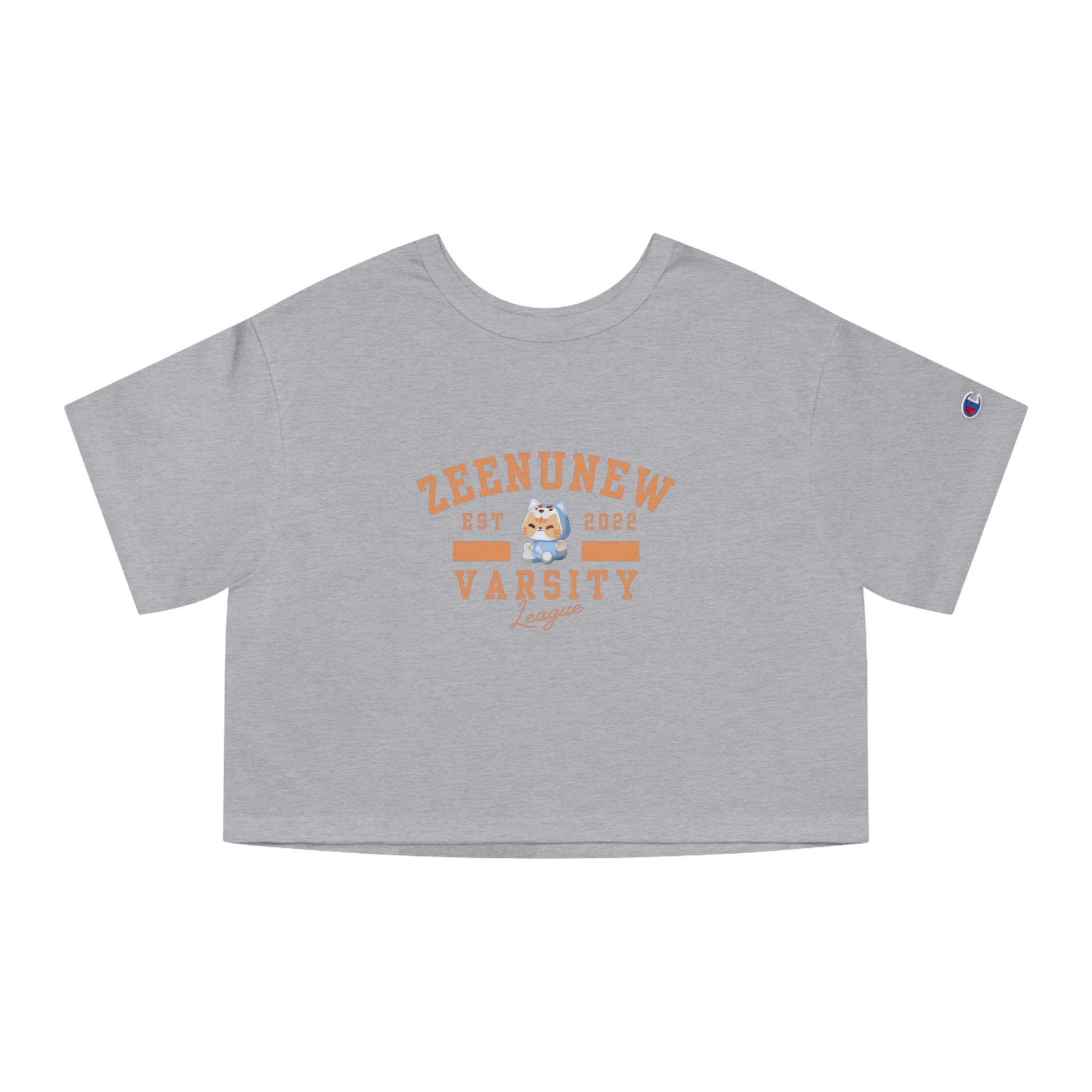 Zeenunew Nongzon Mascot Champion Women's Cropped T-shirt, Varsity