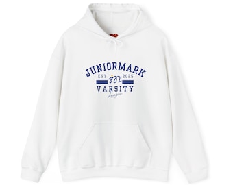 JuniorMark Logo Varsity Style Unisex Heavy Blend Hooded Sweatshirt, Thai BL