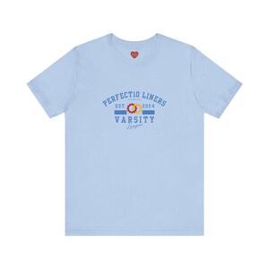 Perfect 10 Liners Varisty Style Unisex Tee, Short Sleeve, Thai BL, ForceBook, PerthSanta, JuniorMark