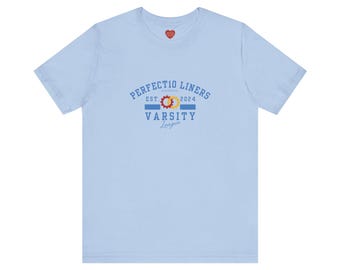 Perfect 10 Liners Varisty Style Unisex Tee, Short Sleeve, Thai BL, ForceBook, PerthSanta, JuniorMark
