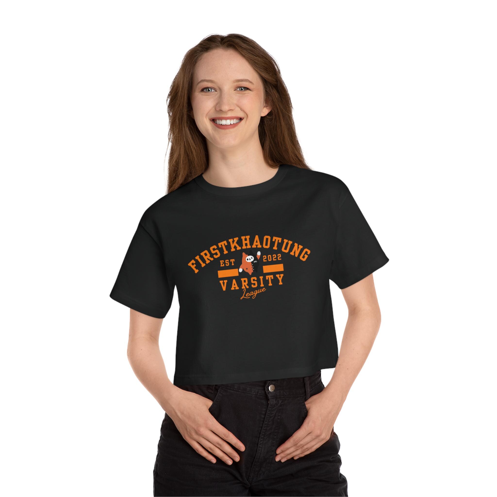 firstkhaotung Tシャツ YUZUMUMU Firstkhaotung Yuzu Mumu Champion Women's Cropped T-shirt