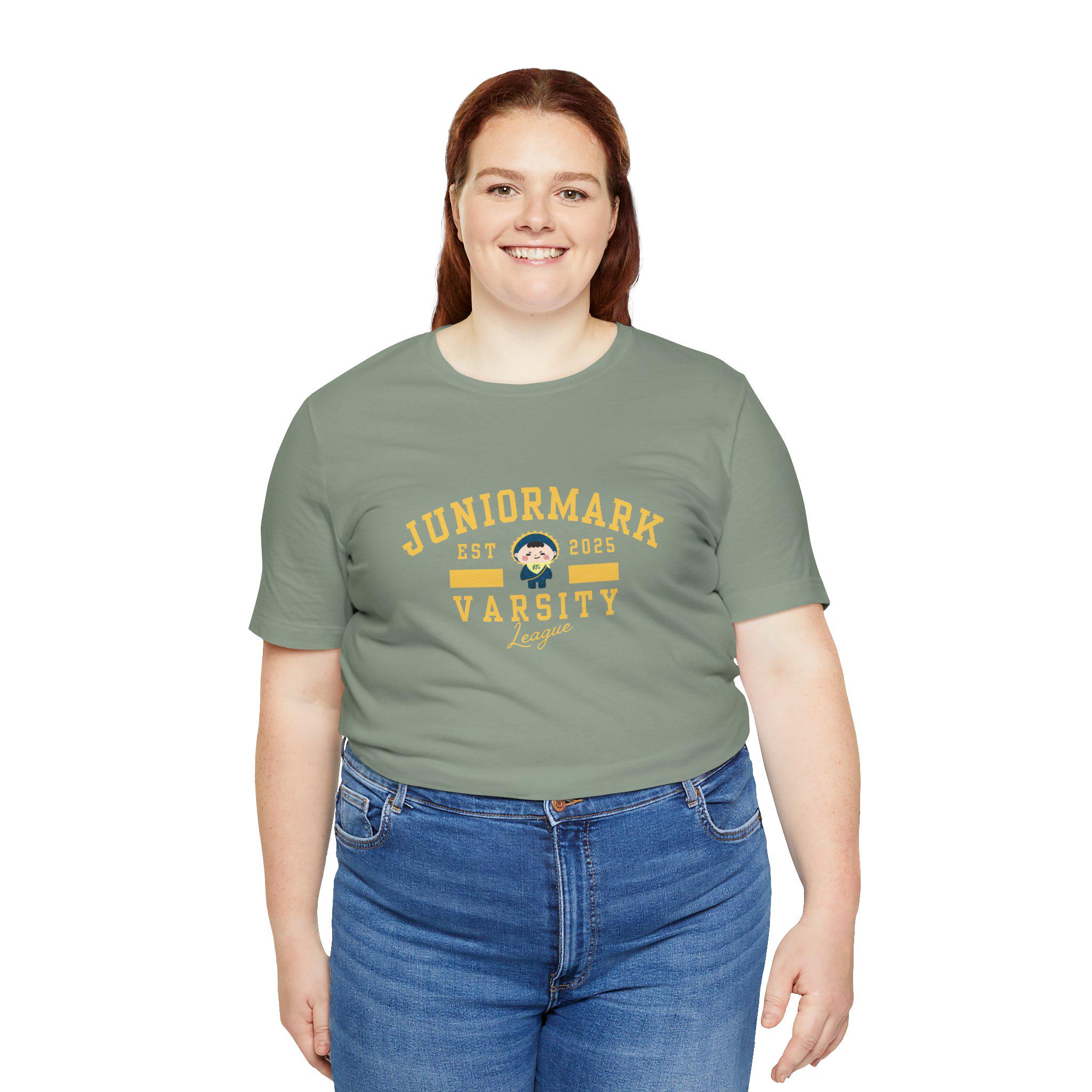 Juniormark Jummo Varsity Style Unisex Tee, Short Sleeve, BL Thai
