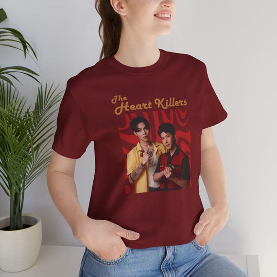 The Heart Killers the Series Retro Style Unisex Tee, Short Sleeve 